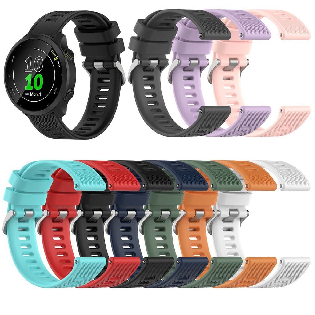 Pulseira De Smartwatch Relógio Inteligente De 20mm , Substituição De Silicone Para Garmin Forerunner 158/55/245/645/Venu