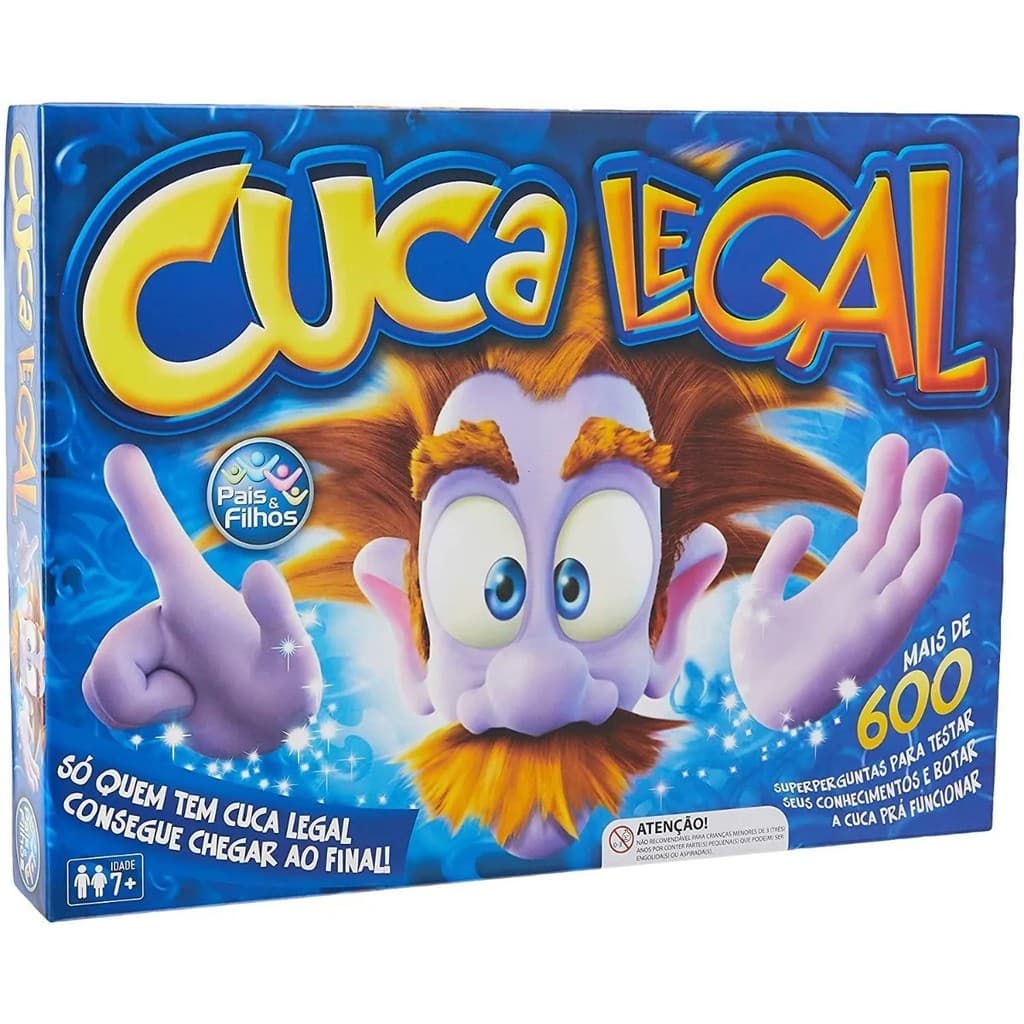 Cuca Legal Jogo Com 600 Perguntas - Diversão Para Família Original