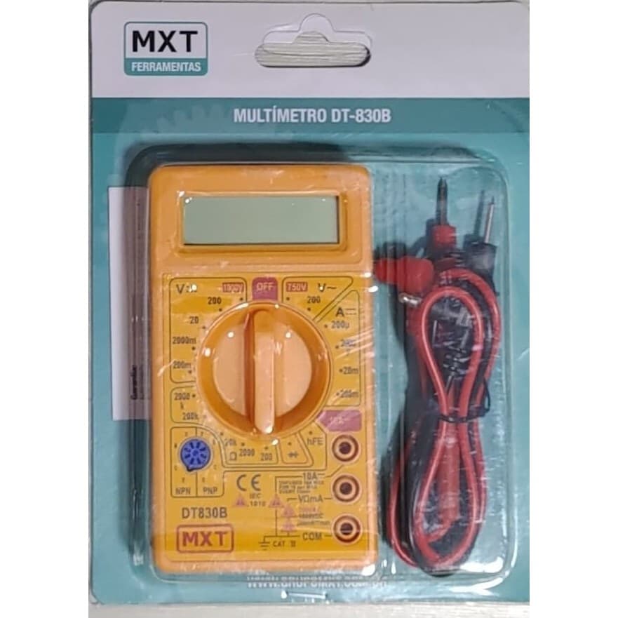 Multímetro Digital Profissional MXT DT830B