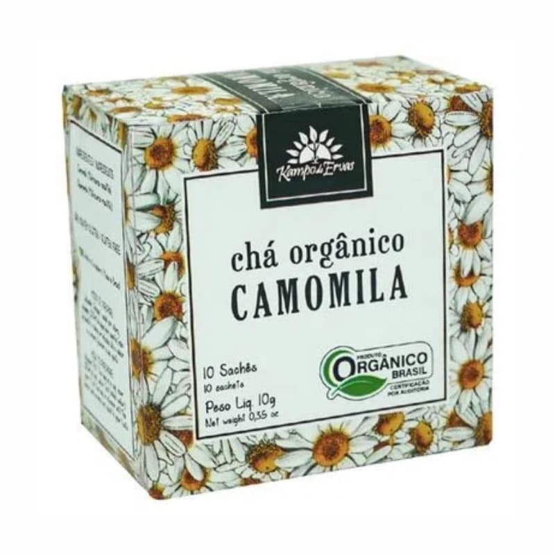 Kit 2X: Chá de Camomila Orgânico Kampo de Ervas 10 sachês