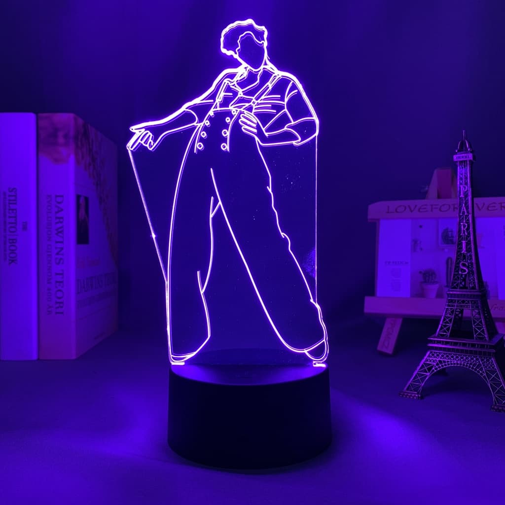 Harry Styles Figure Lâmpada Led Noturna Luminária acrílico led 3d abajur