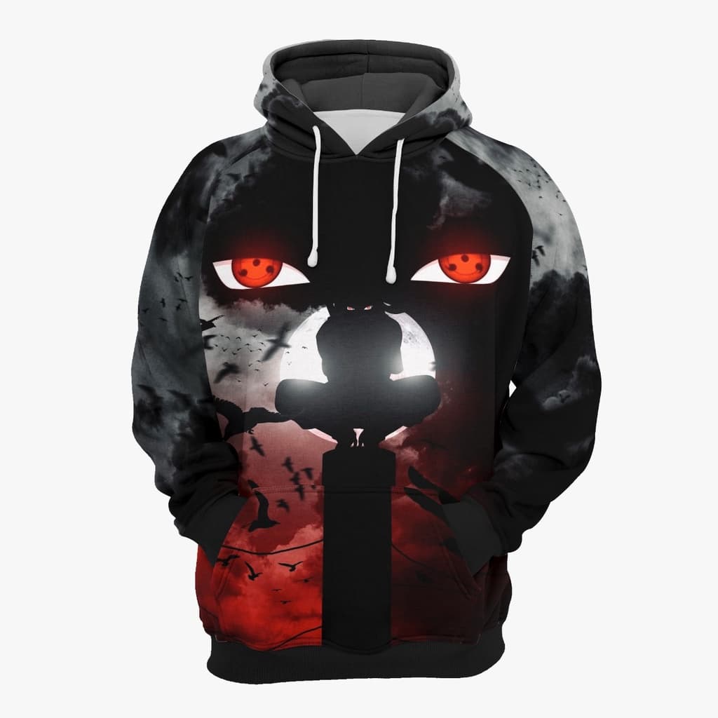 Blusa Moletom Naruto Itachi Casaco Uchiha Akatsuki Sharingan
