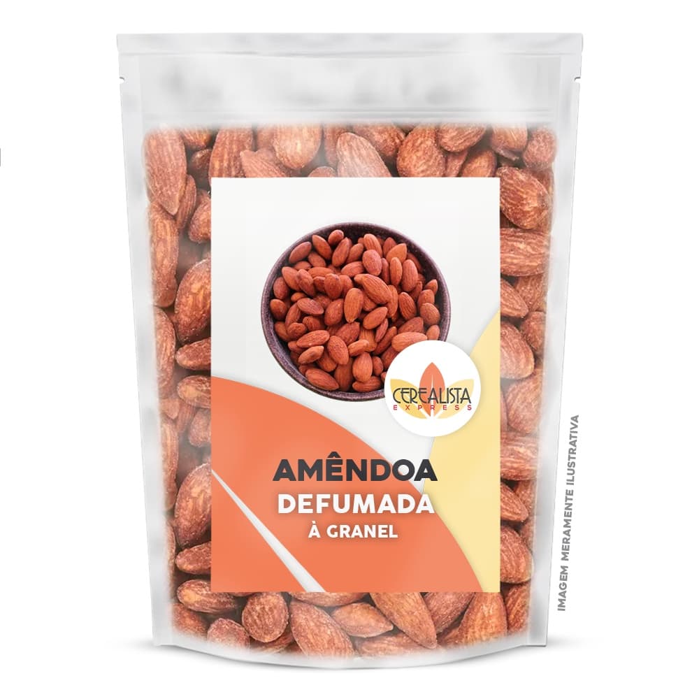 Amendoa Defumada A Granel Oleaginosa Natural Snack Saudável