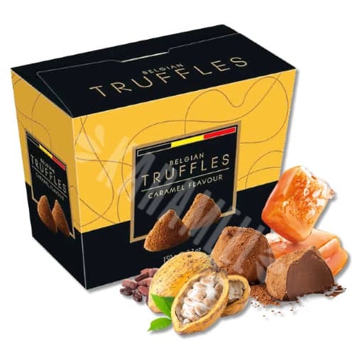 Chocolate Truffles Caramel Flavour - Belgian - Importado Bélgica