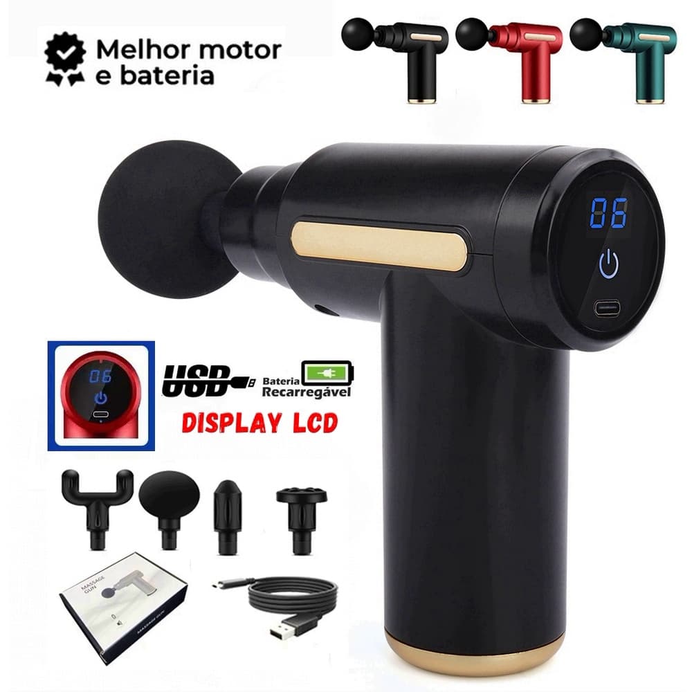 Massageador Elétrico Profissional Relaxamento Muscular Envio Imediato