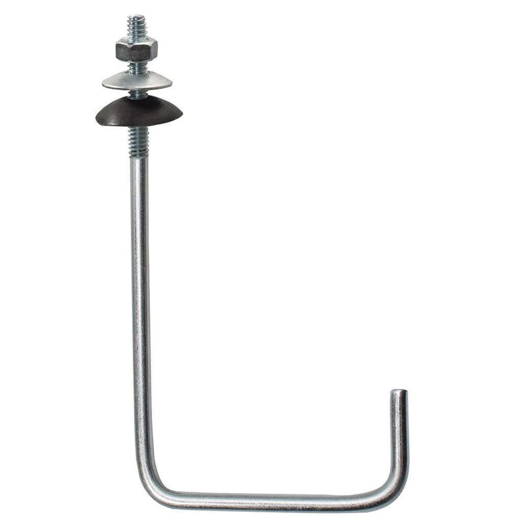 Gancho Para Fixação Telha Fibrocimento 1/4x240 Completo Kit C/100