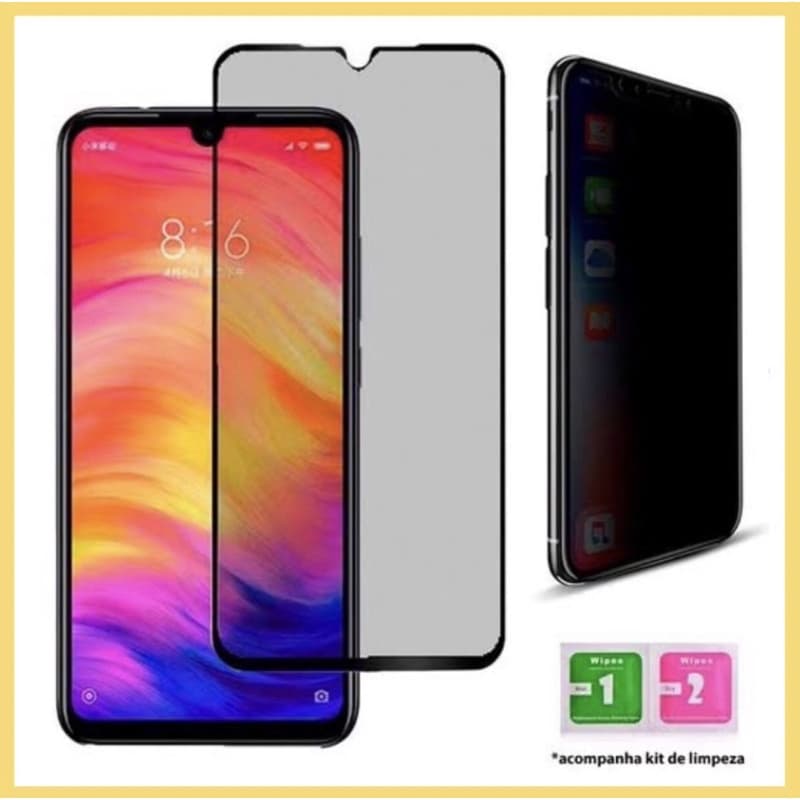 Película de Privacidade 3D HD Preto Para Tela celular Samsung A02 A02s A12 A31 A22 4G A32 4G A51 A52 S20 FE Proteção para o seu Celular