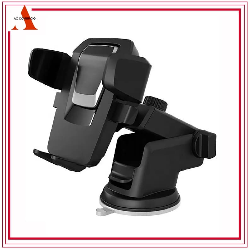 Suporte Celular Gps Carro Veicular - Trava Automática Ajustável