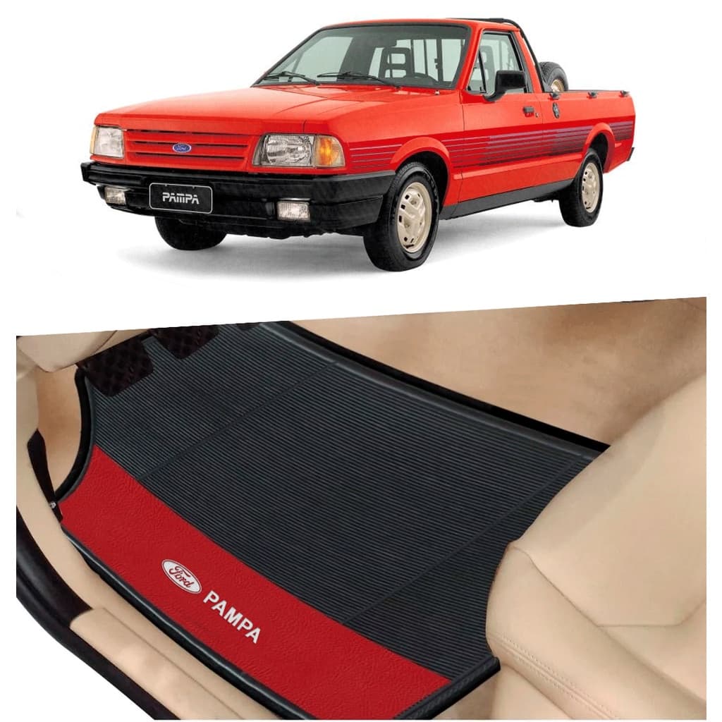 Tapete Personalizado Automotivo Ford Pampa 4 Peças