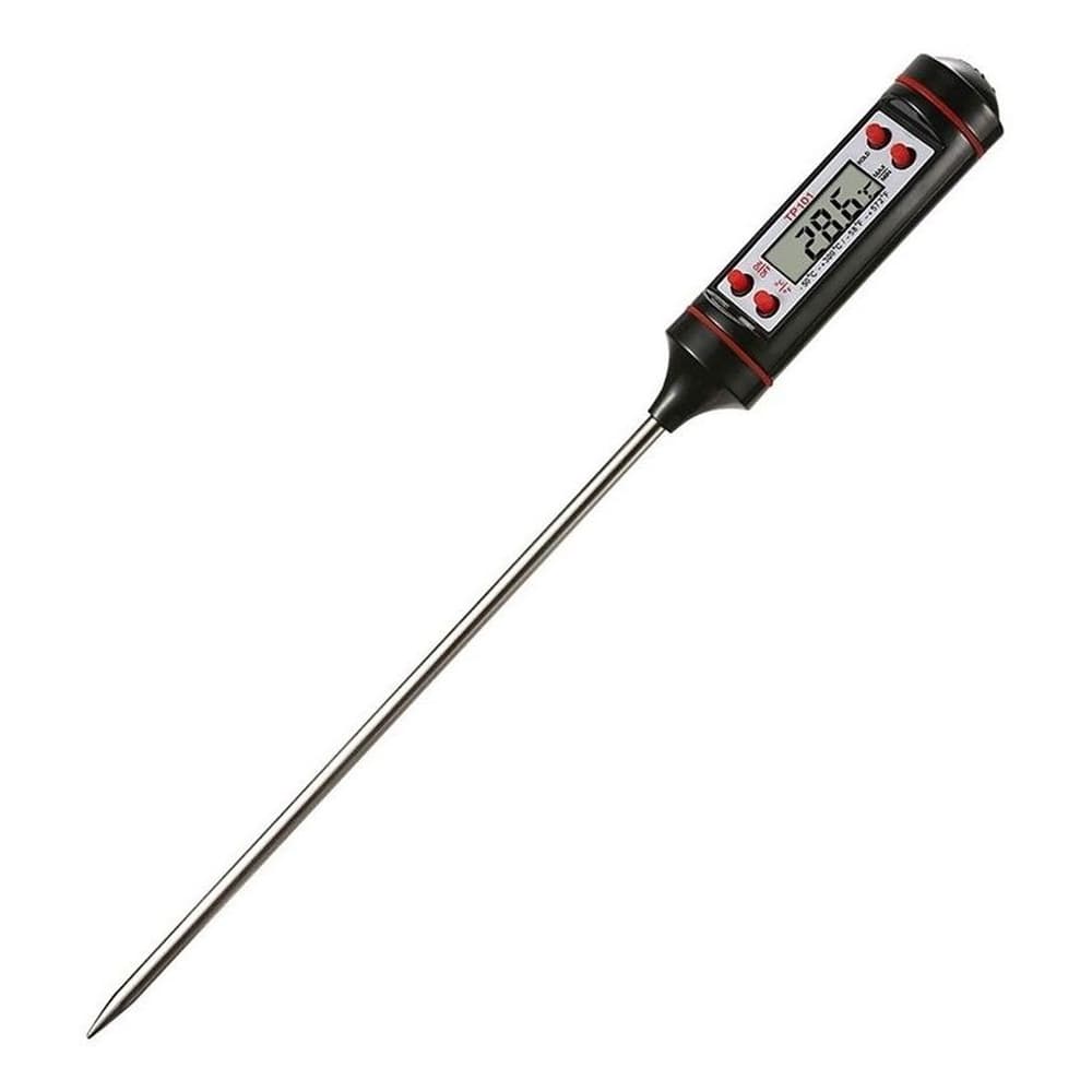 Termometro Digital Espeto Para Alimentos E Culinario -50 A 300C Haste 145Mm