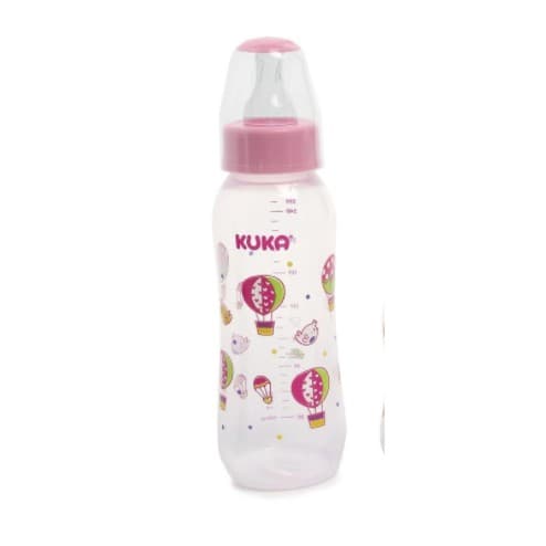 Mamadeira KUKA Natural Color 250Ml Bebê Toque Macio Essencial Para O Bebê Alta Qualidade