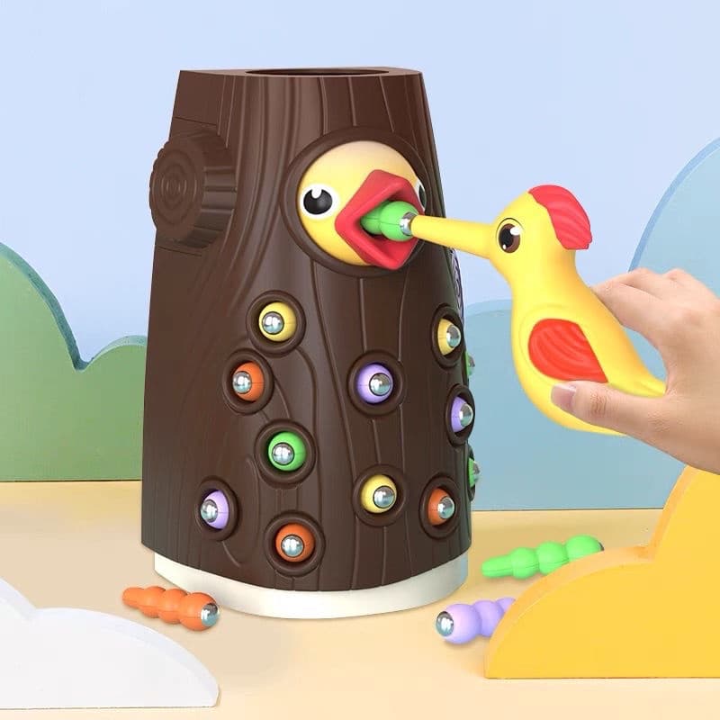 Desenvolvimento Intelectual dos Brinquedos Woodpecker |   Brinquedos Educativos para Captura de Insetos |   Brinquedo Ma