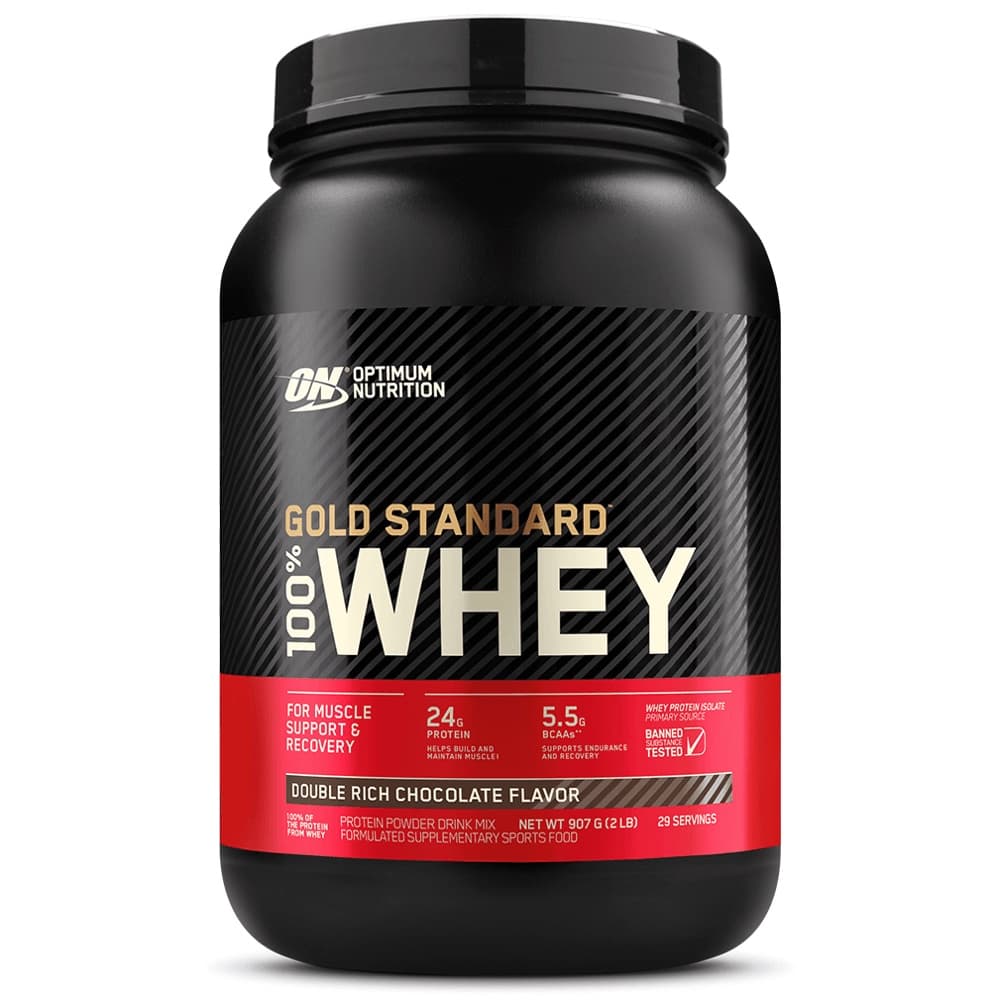 Whey Protein 100% Whey Gold Standard 907GR Chocolate ou Baunilha ou Morango - Optimum Nutrition
