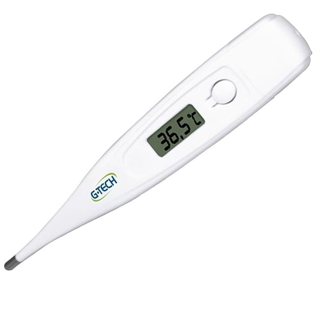 Termômetro Clínico Com Visor Digital Resistente À Água Colorido Aprovado G-Tech Cores Variadas