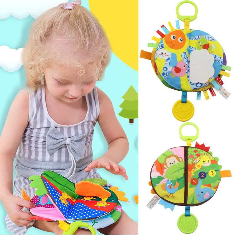 Brinquedo Do Bebê Livros De Pano Macio Infantil Inteligência Desenvolvimento Som Brinquedos Educativos 0-36 Meses