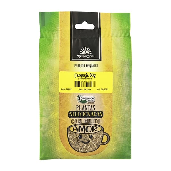 Carqueja Orgânica In Natura 30g Kampo De Ervas