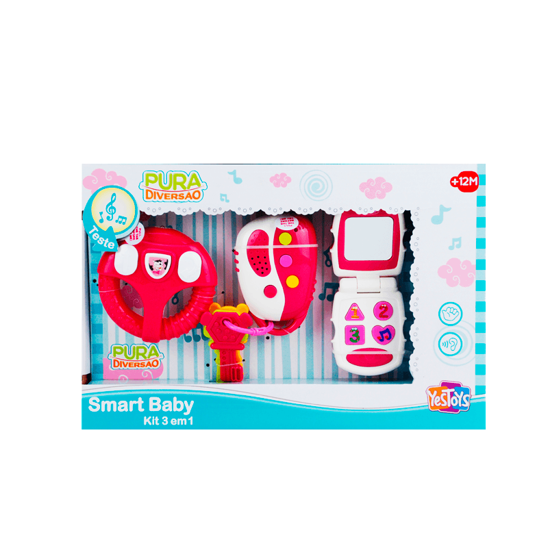 Kit Smart Baby 3 Em 1 - Pura Diversão