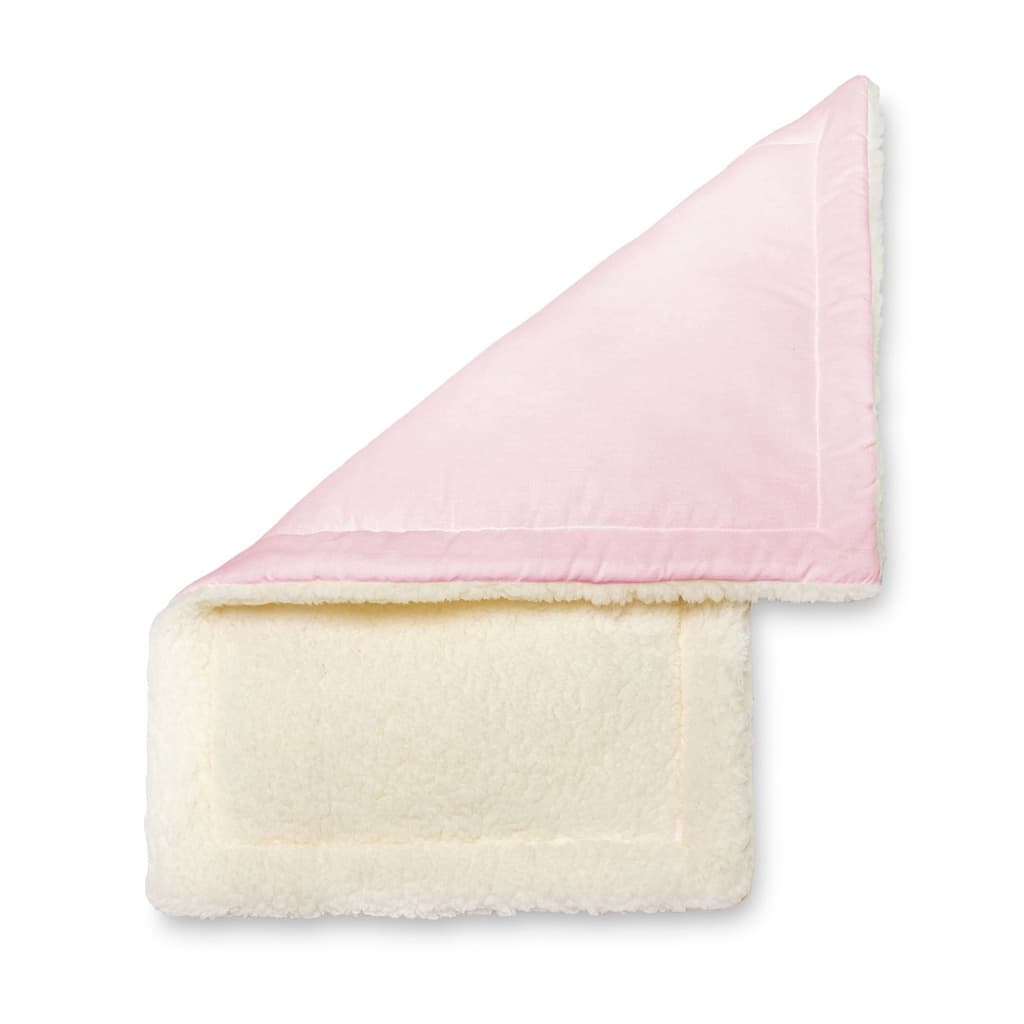 Colchonete p/ Carrinho e Bebe Conforto 2 em 1 Percal Rosa