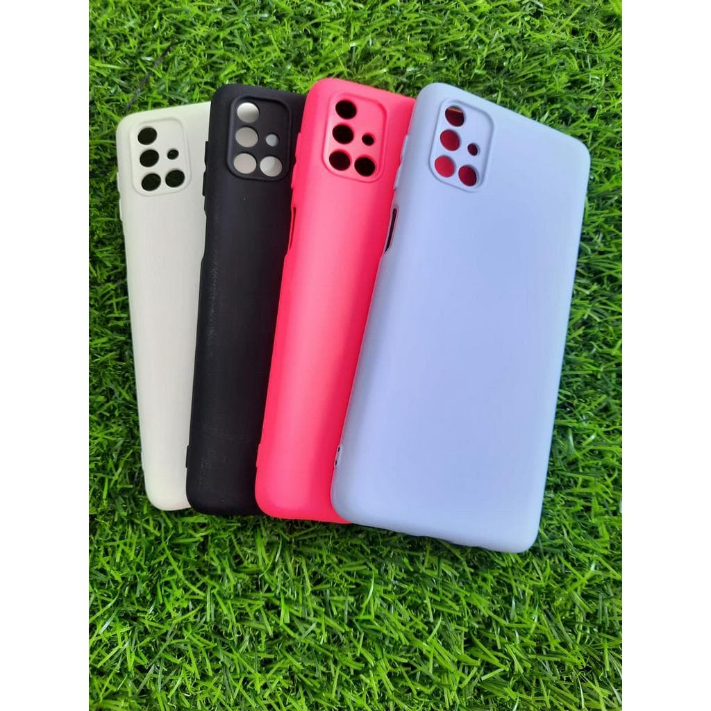 Capa capinha p/ Samsung Galaxy M51 proteção de câmera Capa capinha p/ M51 aveludada Capa capinha p/ M51 cor lisa