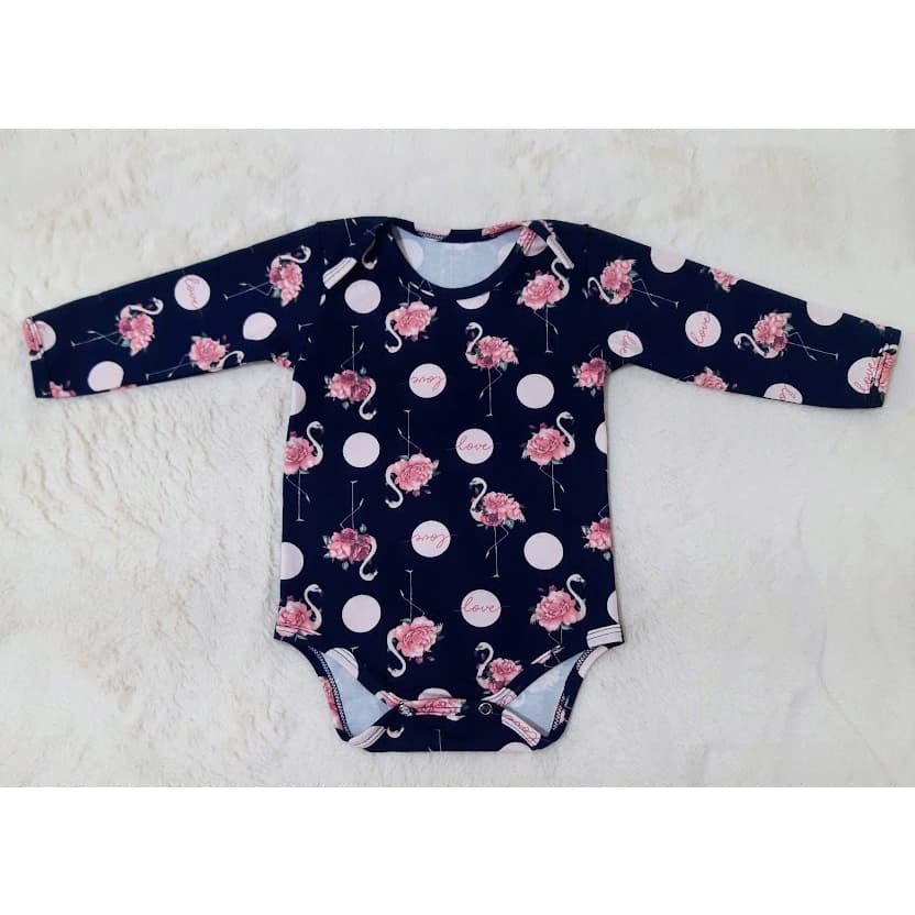 Body Infantil Bebê Menina Manga Longa Outono Inverno - Roupa bebe Sortidos Varias opções de estampas!