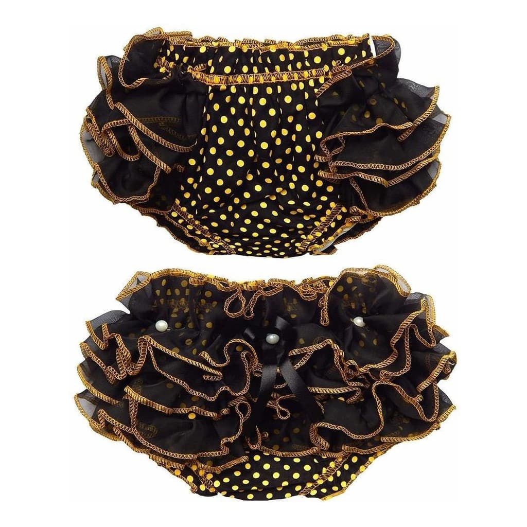 Kit 10 Calcinha Infantil Bunda Rica Cobre Fralda Babado Luxo