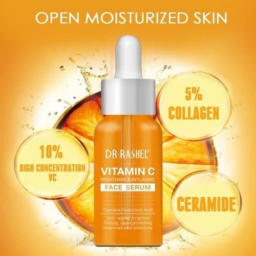 Vitamina C Facial - Serum Facial Dr Rashel Vitamina C + Acido Hialuronico 50ml