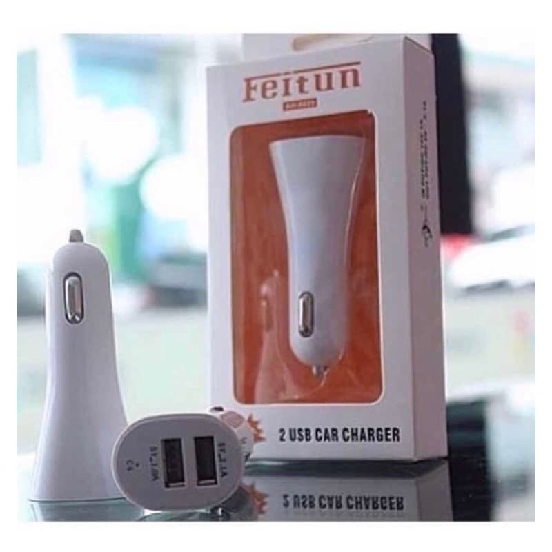 Carregador  para Celular Veicular Carro Fonte 2 entradas  USB Turbo Rápido top