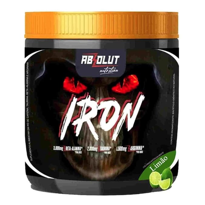 Pre Treino IRON Limao 300g