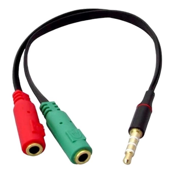 Cabo Adaptador de Audio P2 para P3 PS4 Xbox One Smatphones Notebook Headset Gamer PC