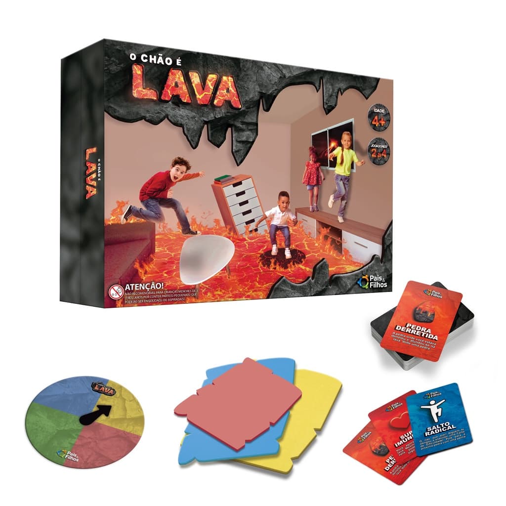 Jogo O Chão É Lava Divertir Crianças E Família - Pais & Filhos