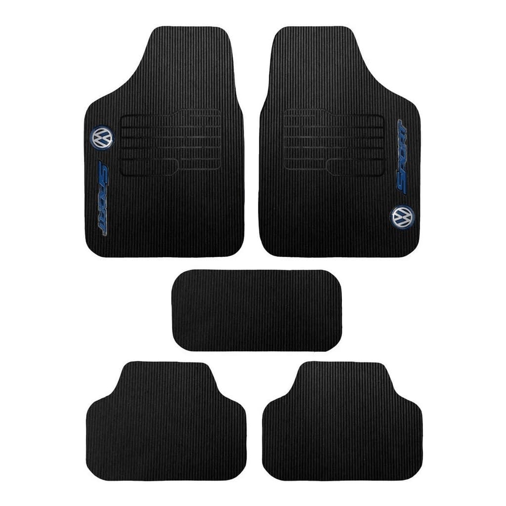 Kit tapete Automotivo 5 peças Borracha Vw Gol Parati Voyage Promoção