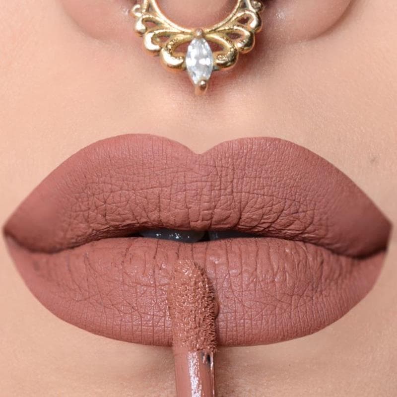 Batom LIQUIDO Matte Marrom Boca DIVAMOR