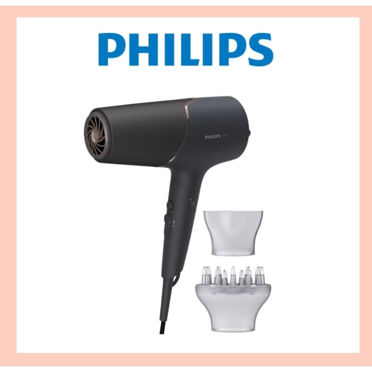 Secador De Cabelo PHILIPS Série 5000 Thermo Shield BHD538/29 2200W Cuidados Com Os Cabelos Profissional Iônico
