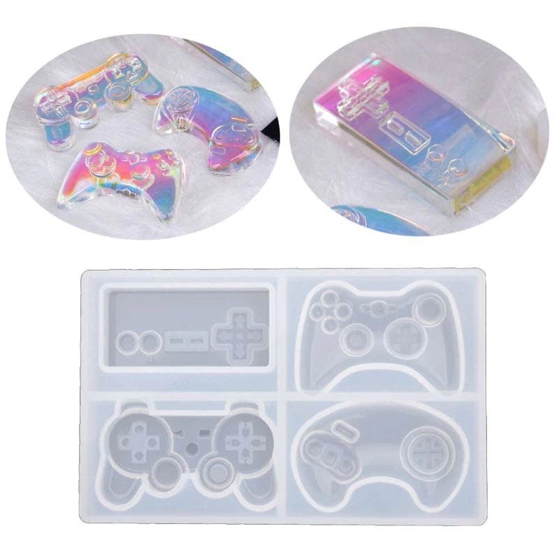Forma Molde Silicone Artesanato Mini Controle Video Game