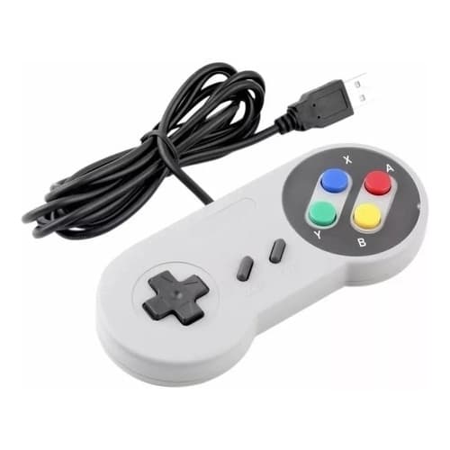 Controle USB Com fio Para Vídeo Game Windows Android TvBox Super Nintendo Joystick PE XBW-01 ESC-E1P3B 8878919190110