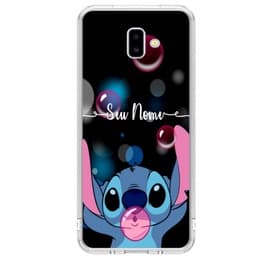 Capa de Celular Capinha Samsung J6 Plus Personalizada  - Stitch Nome 2