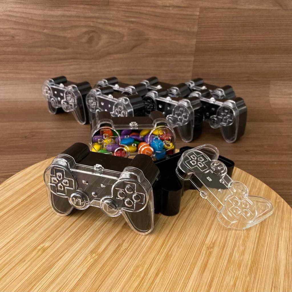 Baleiro controle vídeo game festa infantil 10 unidades