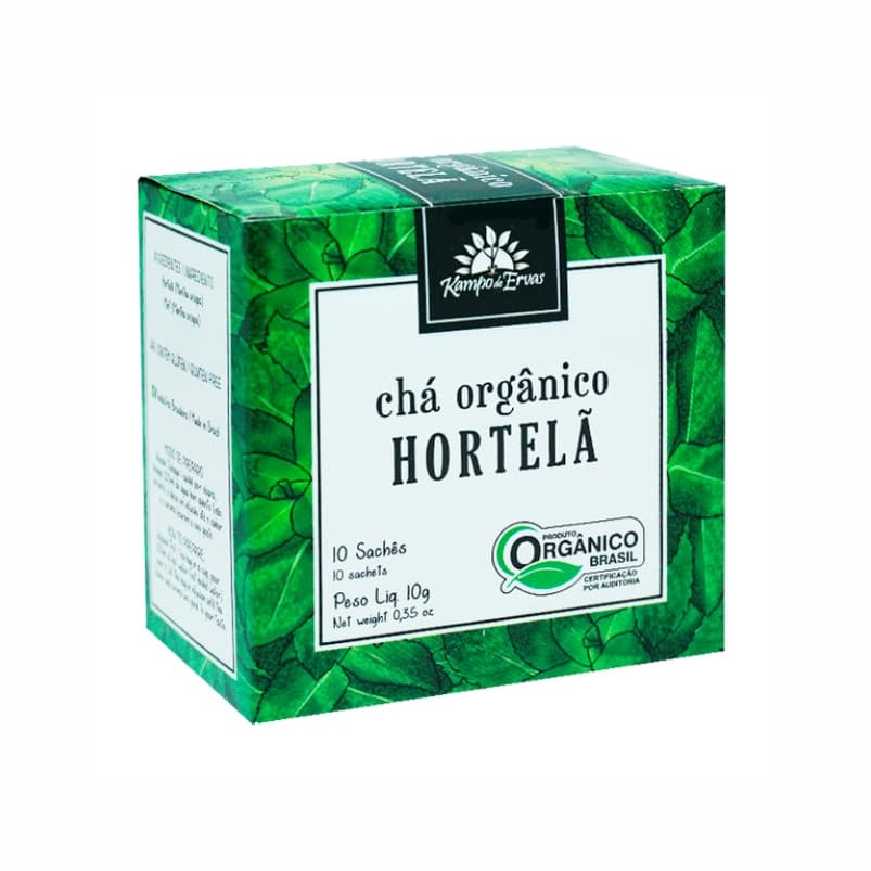 Chá de Hortelã Orgânico Kampo de Ervas 10 sachês