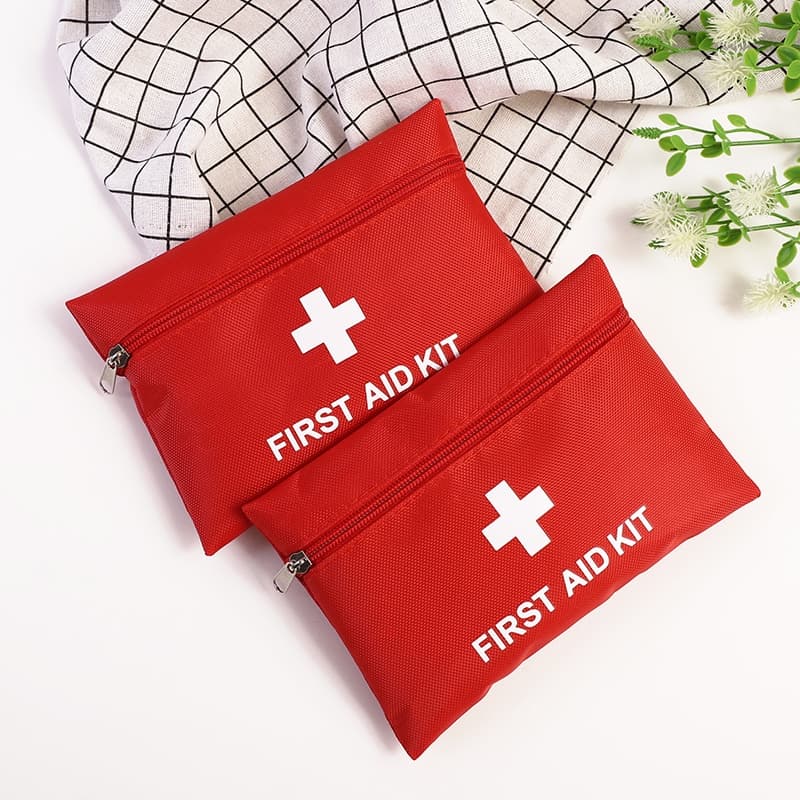 (Apenas 1 Unidade De Bolsa) Kit De Primeiros Socorros Para Carro De Viagem Ao Ar Livre Simples Casa Pequena Caixa Médica