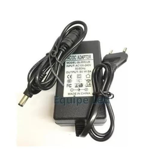Fonte 5v 5a Estabilizada Bivolt Automática P4 2,1mm COM CABO DE ENERGIA