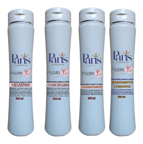 Shampoo Condicionador Hidratante Sabonete Líquido Psoríase!.