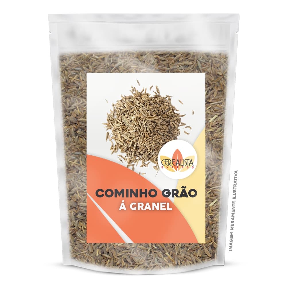 Cominho em Grãos a Granel Especiaria Condimento Culinário Tempero Natural