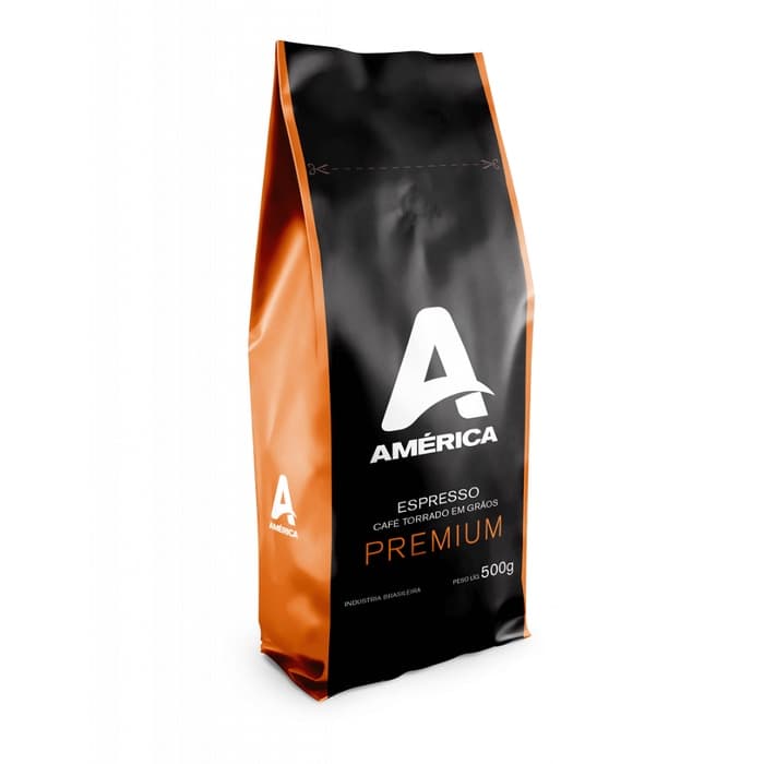 Café Torrado em Grão América Premium 500g