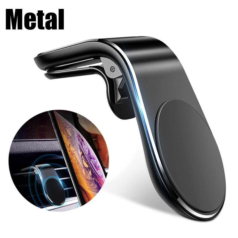 1PC Magnético L-Tipo Suporte Do Telefone No Carro Smartphone Clipe Para Montar Terno Todos Os Modelos Celular