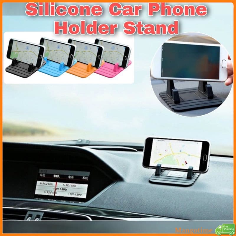 Suporte De Telefone Para Carro De Silicone , Envio Rápido , Estável , Anti-Queda Arranhões , Montagem Em Painel ,