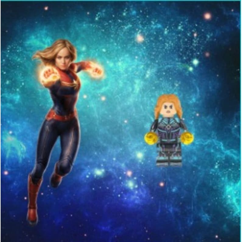 LEGO Bloco de montar colecionavel Capitã Marvel Vingadores