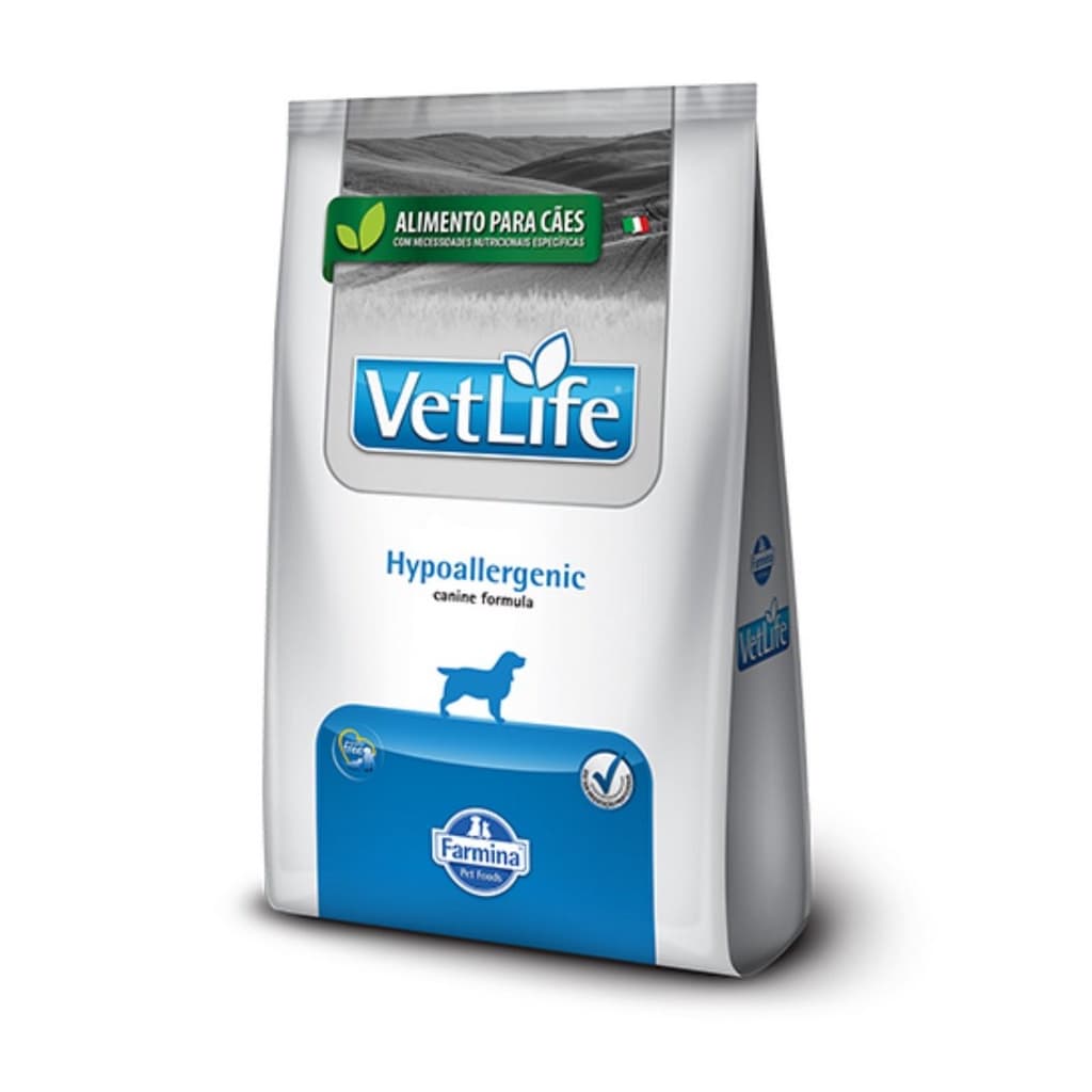 Ração para Cachorro Hypoallergenic 2kg Vet Life