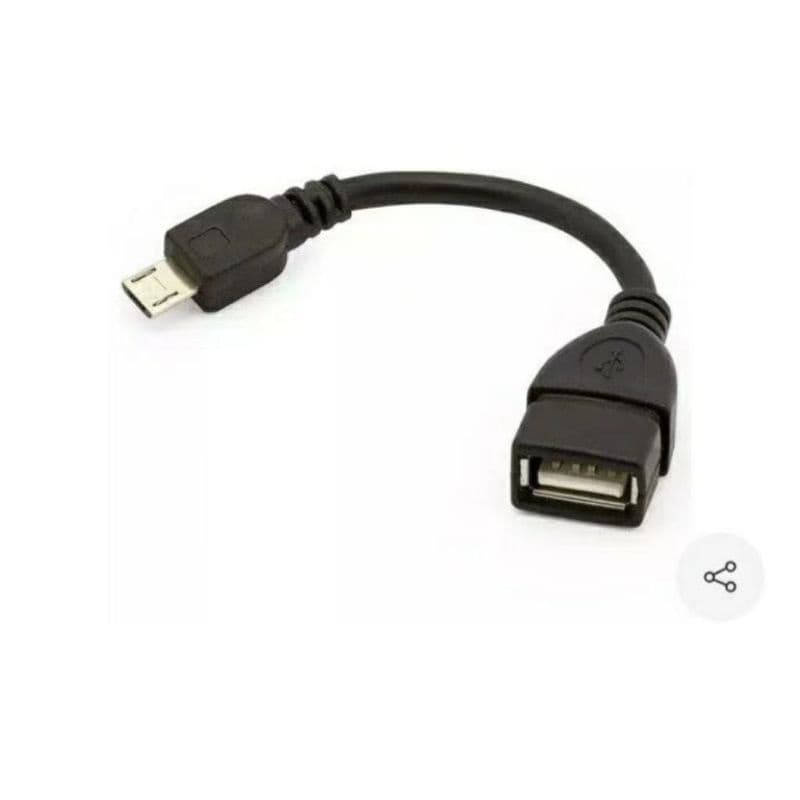 kit com 2 Cabo Otg Usb para celular v8 Tablet Celular Motorola Samsung Pendrive v8