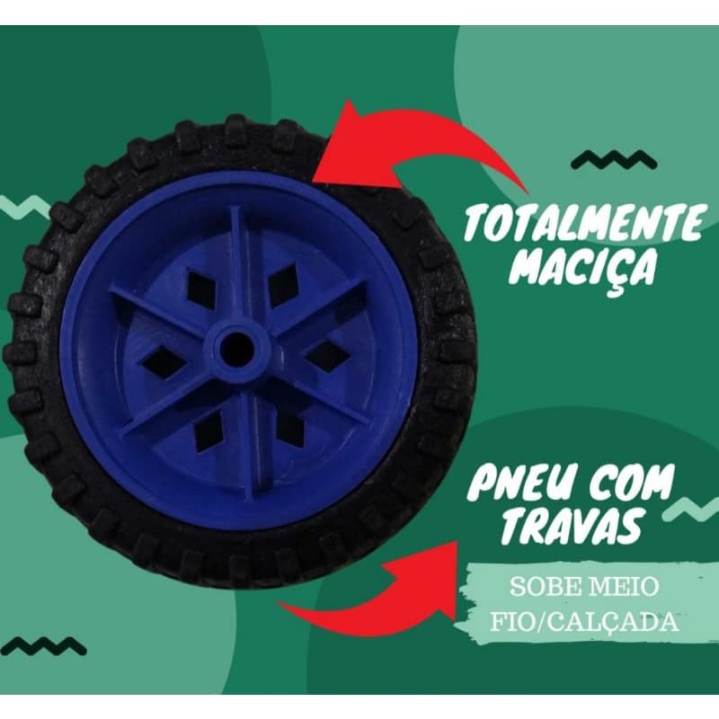 Rodinha roda carrinho de carga carrinho de feira e transporte de mercadorias temos nas opções de até 100kg e 150kg