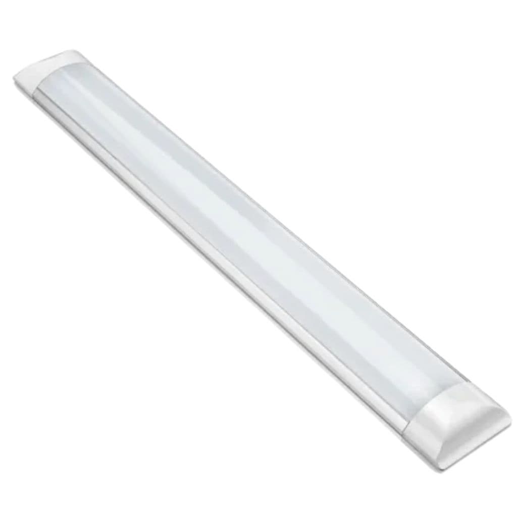 Luminaria Slim Sobrepor Led 120cm 36w Branco Frio 6500k